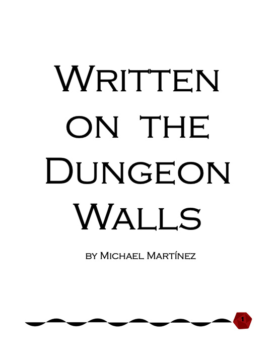 Book by Michael Martinez